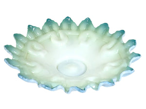 Amazing Uranium Glass Bowl, Glows Magnificently