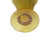 Art Deco Frosted Amber Glass Vase, Elegant Slim vase