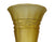 Art Deco Frosted Amber Glass Vase, Elegant Slim vase