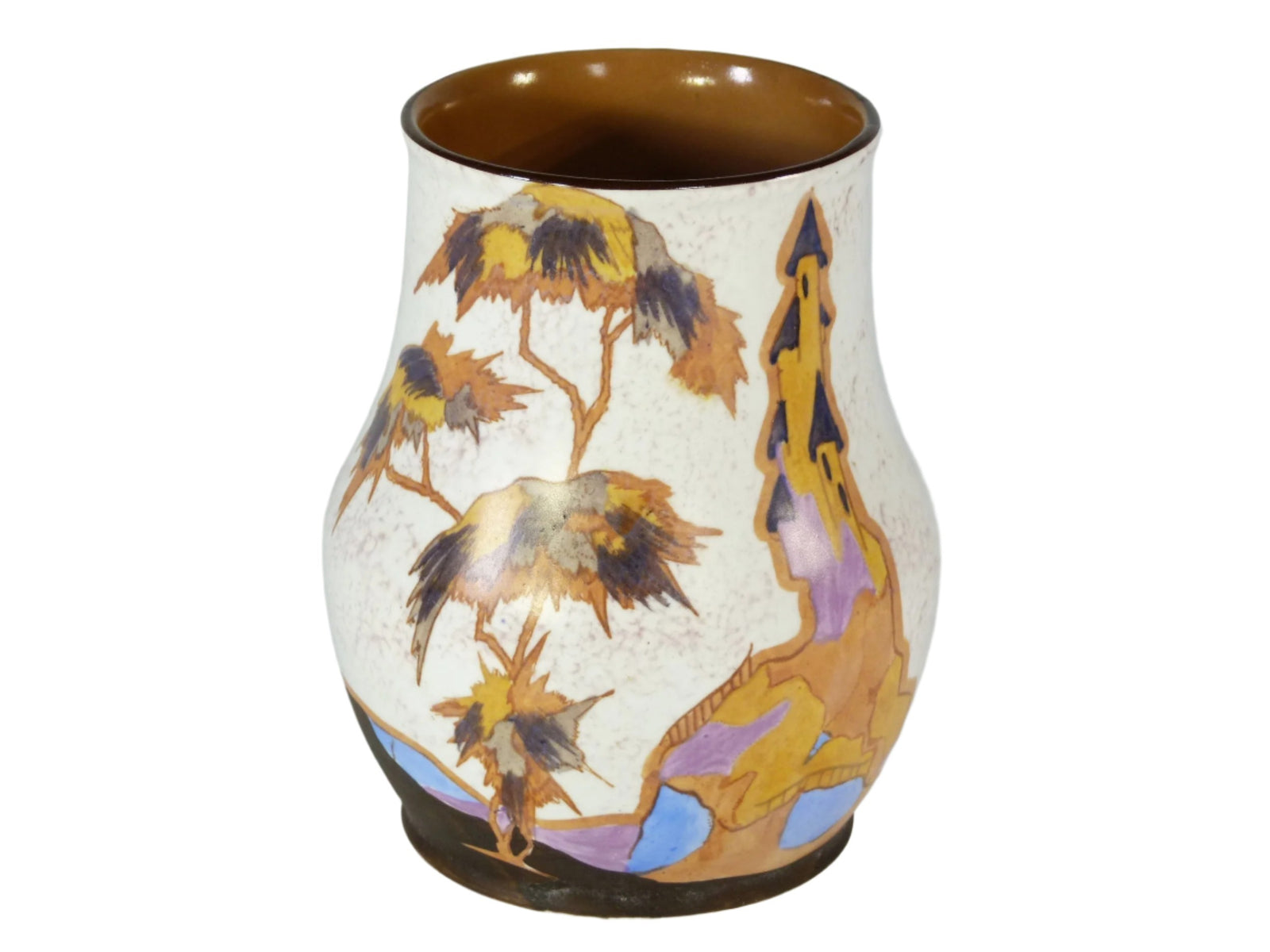 Carlton Ware Towering Castle Vase, A Fairy Castle Vase