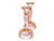 Vintage Pink Glass Candlesticks, Very Attractive