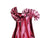 Impressive Vintage Cranberry Glass Large Vase, Stunning Colour