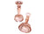 Vintage Pink Glass Candlesticks, Very Attractive