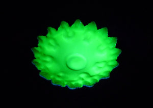 Amazing Uranium Glass Bowl, Glows Magnificently