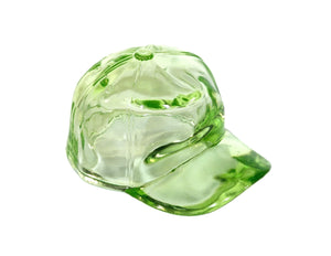 Uranium Glass Baseball Cap, Glows Beautifully
