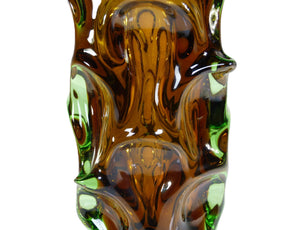 Jan Beranek Skrdlovice Czech Mid-Century Art Glass Vase, 1959