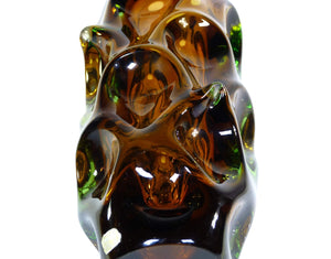 Jan Beranek Skrdlovice Czech Mid-Century Art Glass Vase, 1959