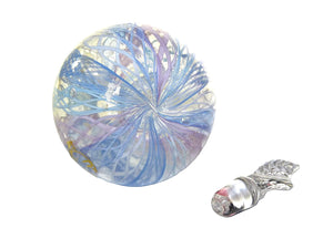 Exquisite, Murano Latticino Hand Blown Perfume Bottle