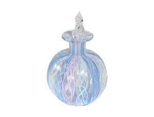 Exquisite, Murano Latticino Hand Blown Perfume Bottle