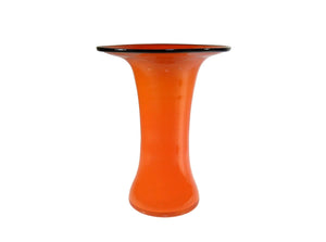 Tango Glass Vase, Wonderful Colour with Black Trim