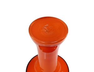 Tango Glass Vase, Wonderful Colour with Black Trim