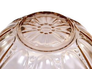 Pretty Pink Glass "Oyster and Pearl" Bowl, 1938 - 1940