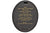 Wedgwood Black Basalt Memorial Medallion for The Duke of Windsor, 1894-1972