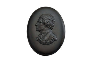 Wedgwood Black Basalt Beethoven Medallion, Stunning
