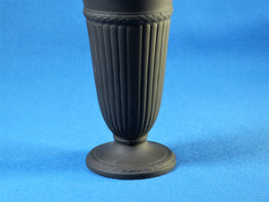 Wedgwood Black "Edme" Vase, 20th C, Black Basalt, Very Attractive