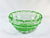 Uranium Glass Large Bowl, Magnificent Art Deco Green Bowl