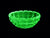 Uranium Glass Large Bowl, Magnificent Art Deco Green Bowl