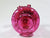 Cranberry Glass Vase, Vintage Frilled Neck Vase, Superb Colour