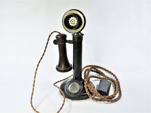 Original 1920's GPO Candlestick Telephone, PL 234 No 22, Untested, Part Bakelite