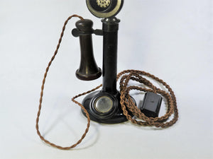 Original 1920's GPO Candlestick Telephone, PL 234 No 22, Untested, Part Bakelite