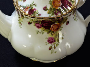 Royal Albert Teapot, Old Country Roses, Large Teapot, 6 Cup, Made in England
