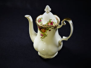 Vintage Royal Albert Old Country Roses Coffee Set, Made in England
