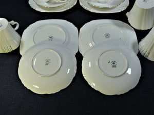 Royal Albert Tea Set, Art Deco Pattern, Royal Albert Crown China 9497