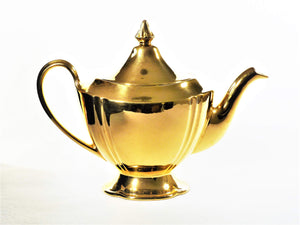 Royal Winton Grimwades Teapot, "Golden Age", Very Hollywood