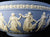 Magnificent Wedgwood "Dancing Hours" Bowl, Blue Jasperware, Beautiful Condition