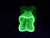 Uranium Glass Vase, Small Art Deco Vase, Glows Beautifully