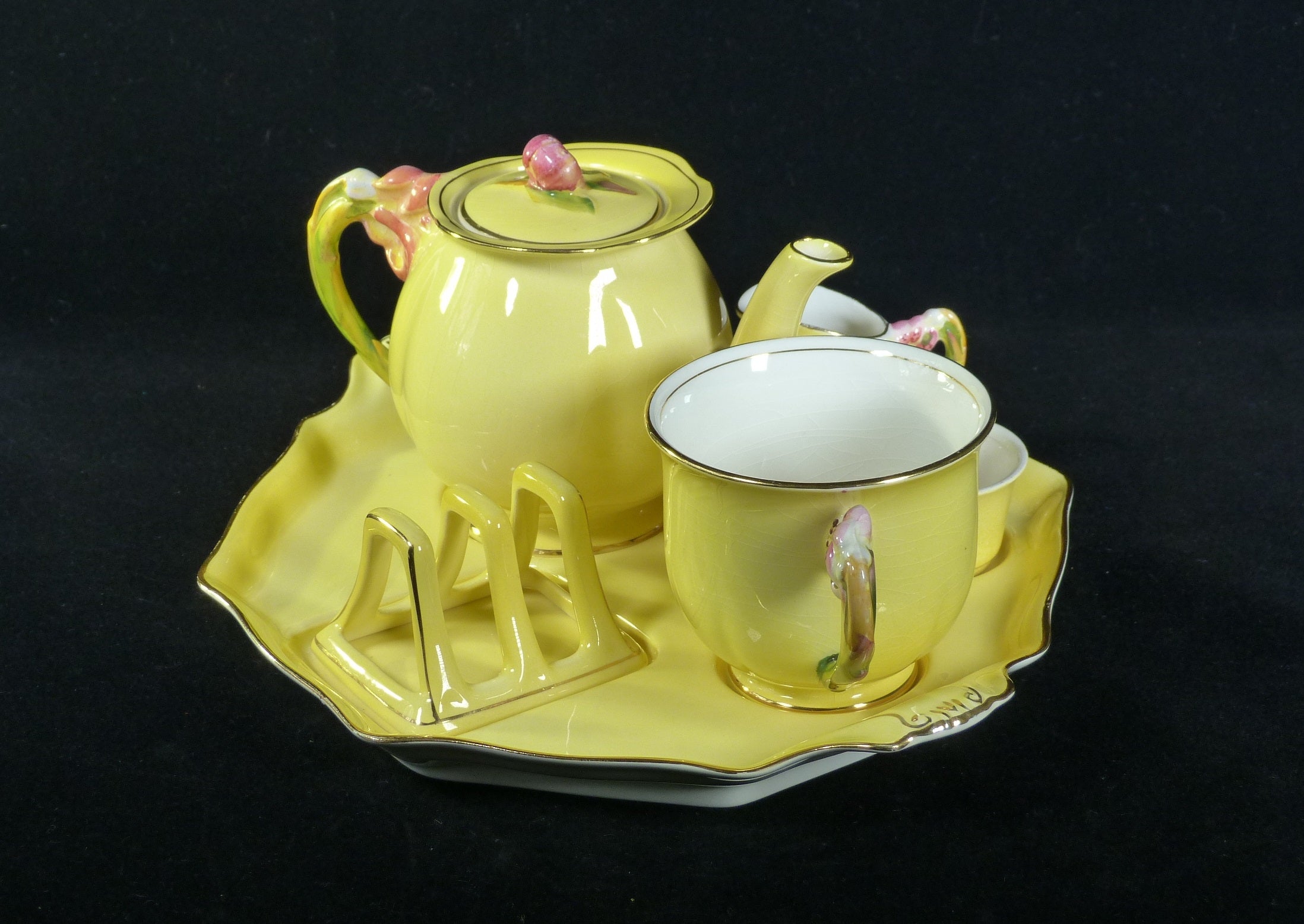 royal winton tiger lily Royal Winton Grimwades, Tiger Lily Breakfast Set | DecorativeVintage