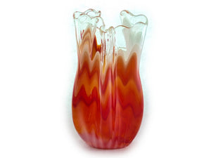 West German Vase, Mid Century Glass Vase, Beautiful Colours