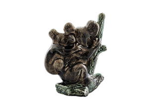 Anita Harris Art Pottery, Koala and Baby, Small Cute Decorative Ornament