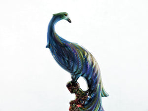 Anita Harris Peacock, Hand Painted Art Pottery, Superb Colours