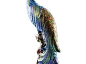 Anita Harris Peacock, Hand Painted Art Pottery, Superb Colours