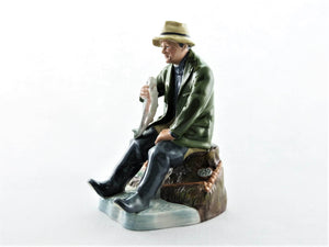 Royal Doulton Figurine, An Appealing Fisherman, HN2258, 'A Good Catch '