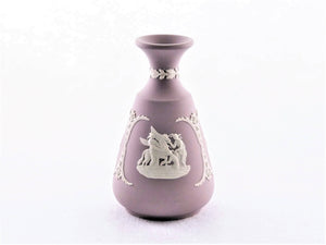 Lilac Wedgwood Jasperware Vase, Pretty Small Vase