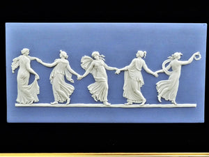 Wedgwood Jasperware Dancing Hours Wall Plaque, 1952, Stunning