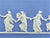 Wedgwood Jasperware Dancing Hours Wall Plaque, 1952, Stunning