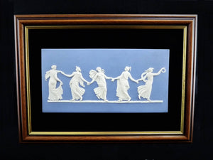 Wedgwood Jasperware Dancing Hours Wall Plaque, 1952, Stunning