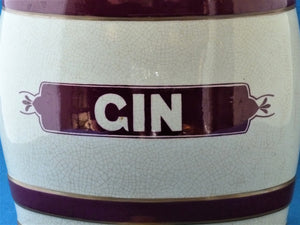 Antique Gin Barrel, Early 20th Century, Home Bar Decor