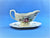 Spode "Marlborough Sprays" Gravy Boat and Saucer, Elegant Style