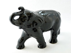 Sylvac Elephant Figurine, Glossy Black Elephant, Model No 769