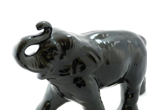 Sylvac Elephant Figurine, Glossy Black Elephant, Model No 769