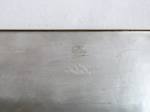 Silver-Plate Gallery Tray, Small Chased Serving Tray, Viners of Sheffield