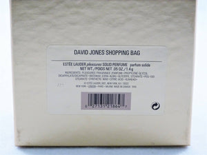 Estee Lauder Perfume Compact, Solid Perfume, David Jones Shopping Bag