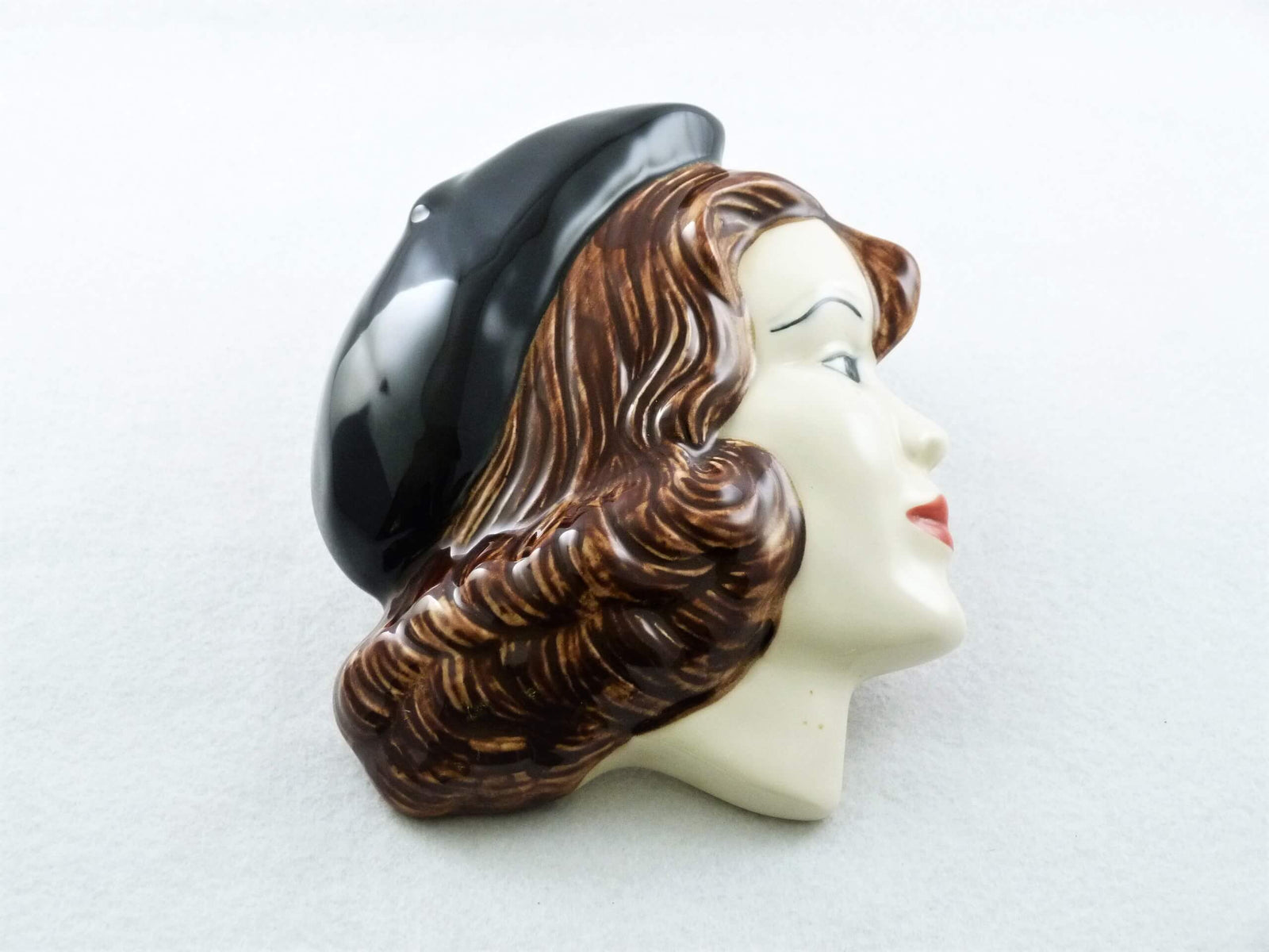 Art Deco, Moorland Wall Mask, Vintage, Hand Painted