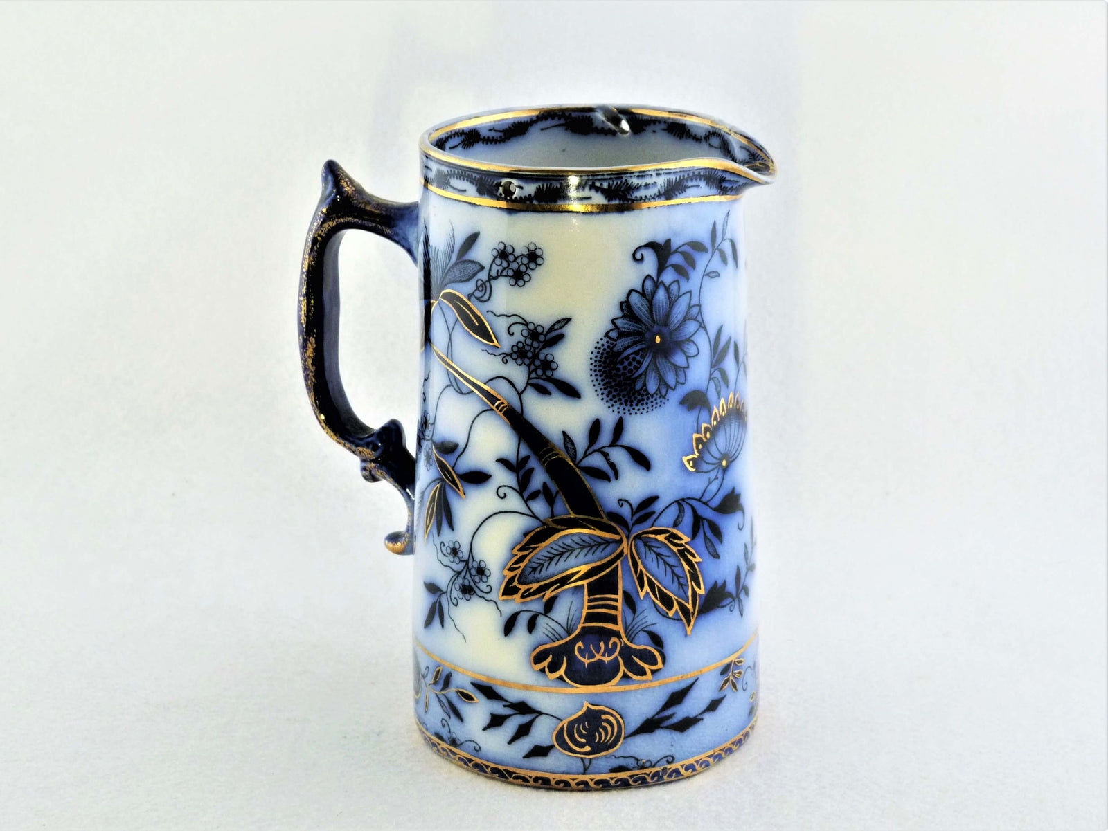 Grimwades "Carro" Jug, Magnificent Flow Blue, 1906