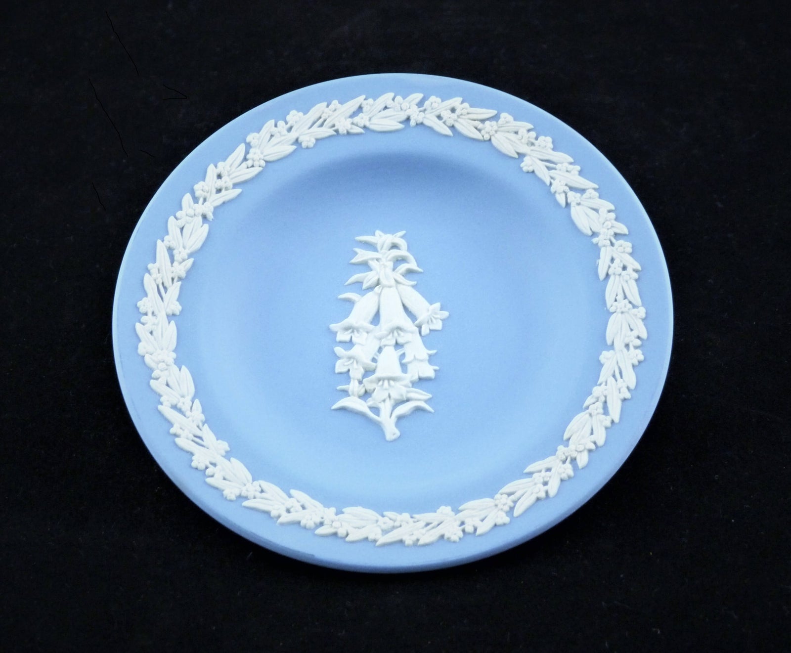 Wedgwood Pink Heath Miniature Plate, Ltd Ed 10,000, Collectors Society