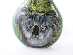 Anita Harris Vase, Koala Teardrop Vase, Art Pottery, Australian Koala Vase